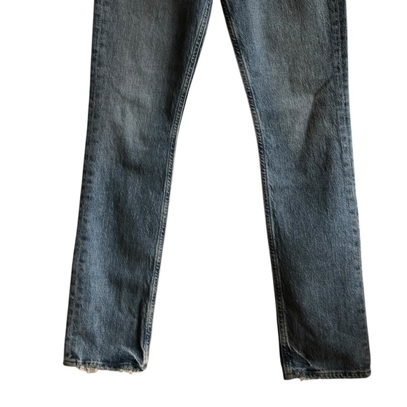 Agolde Freya High Rise Slim Blue Jeans Size 23 Quiver Med-Light Wash NWT NEW - Picture 5 of 16